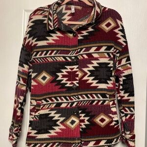 Zenana shacket Aztec